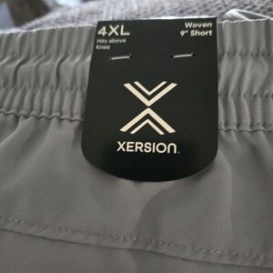 Xersion 4XL Woven 9" Short in Light Gray
